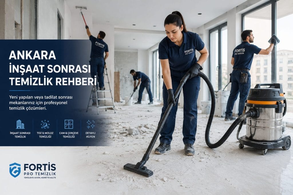 Ankara İnşaat Sonrası Temizlik Hizmeti 2026
